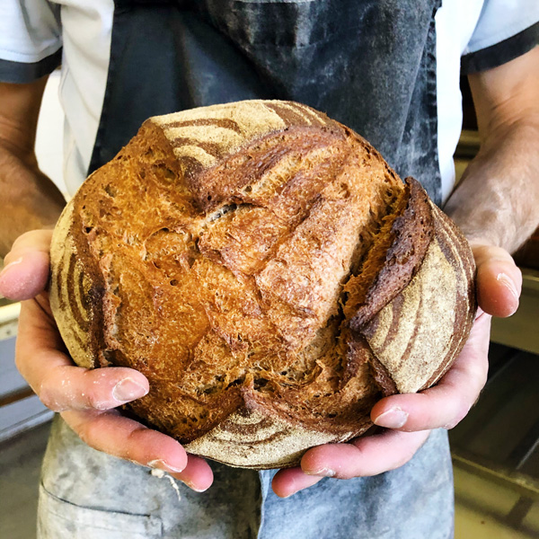 obrador: pan artesano de masa madre de cultivo propio